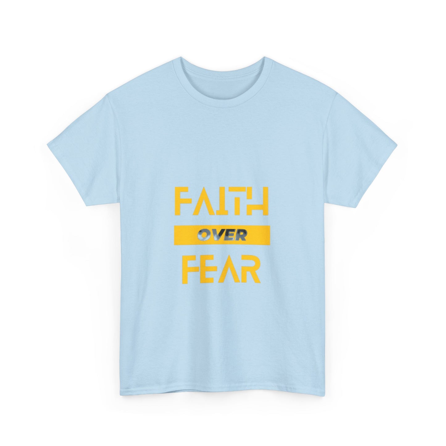 Faith Over Fear Unisex Heavy Cotton Tee