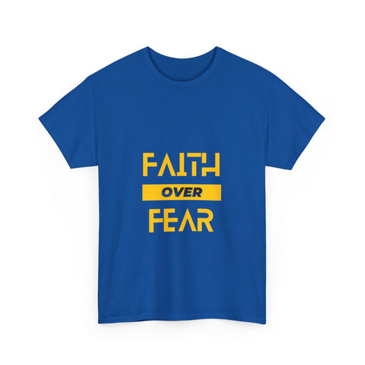 Faith Over Fear Unisex Heavy Cotton Tee
