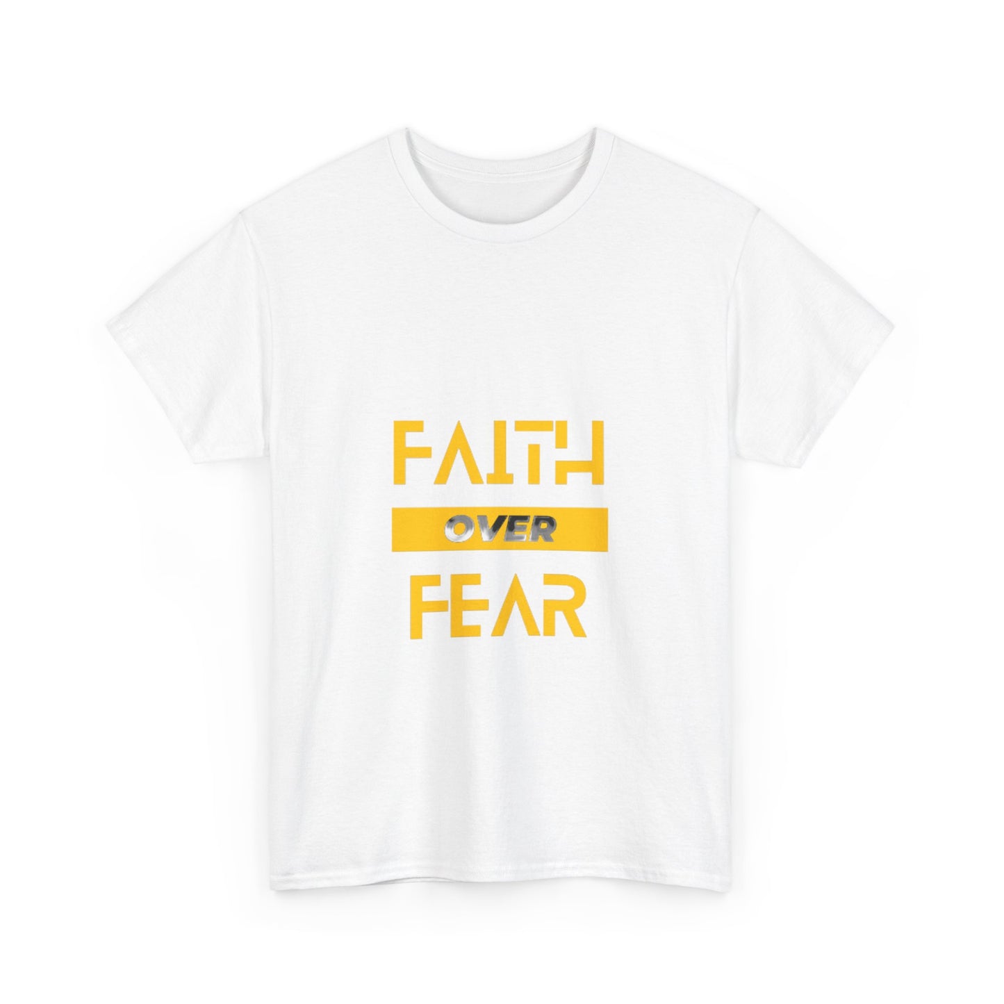 Faith Over Fear Unisex Heavy Cotton Tee