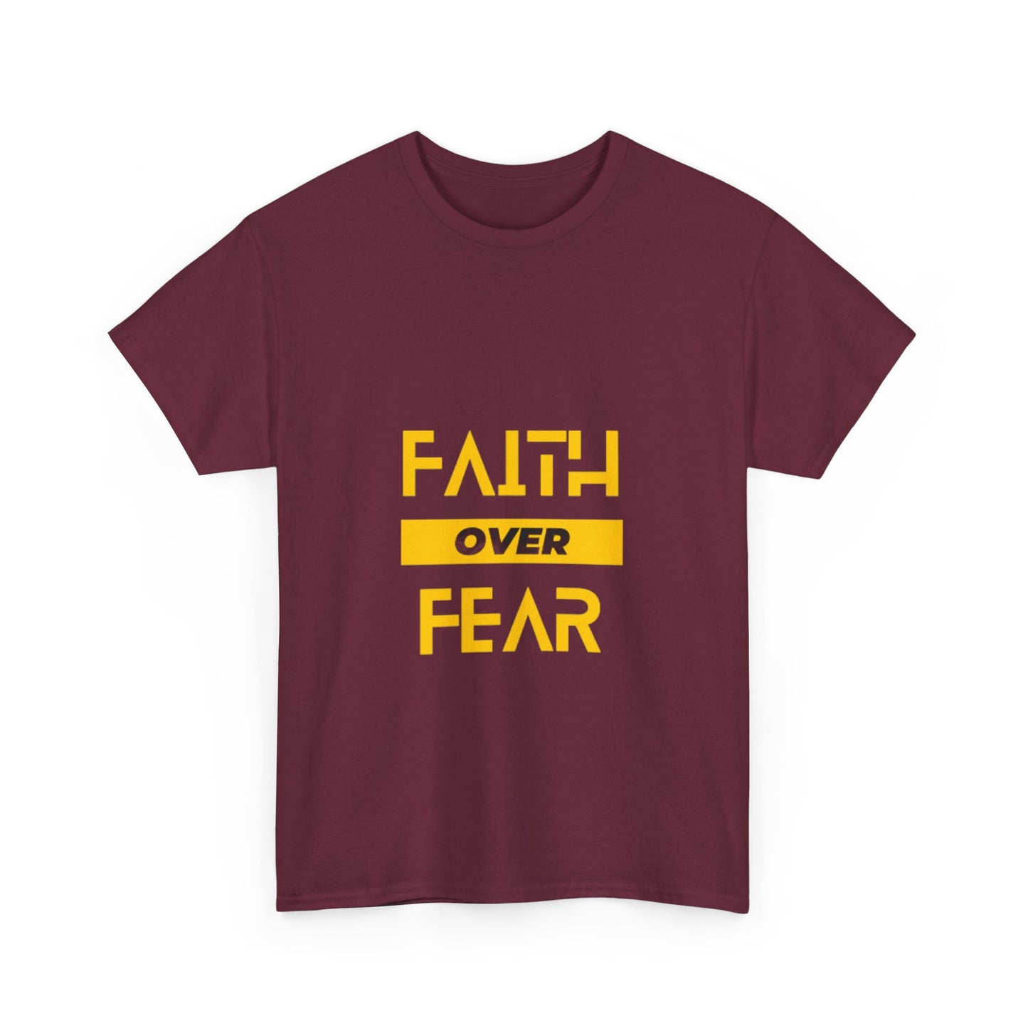 Faith Over Fear Unisex Heavy Cotton Tee