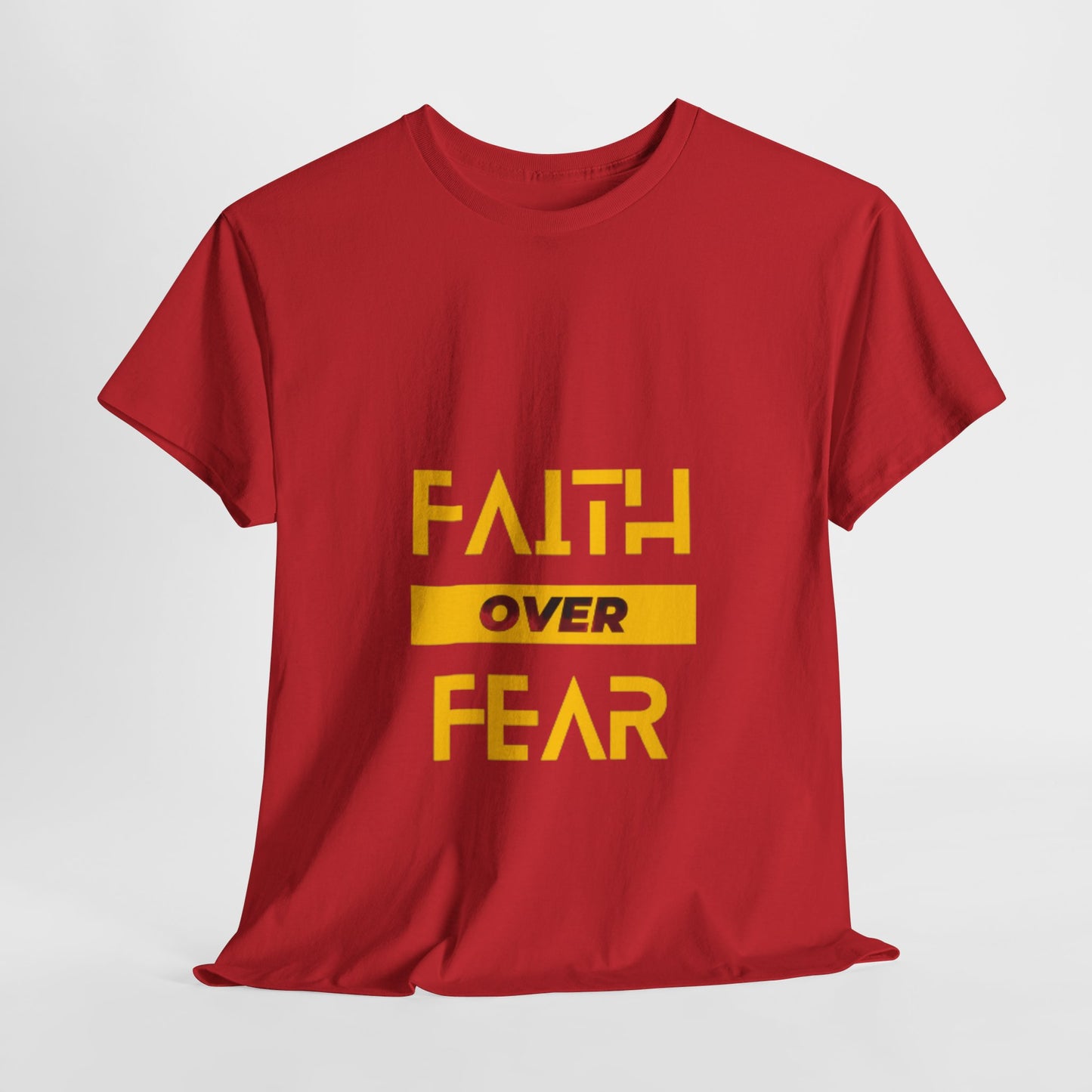 Faith Over Fear Unisex Heavy Cotton Tee