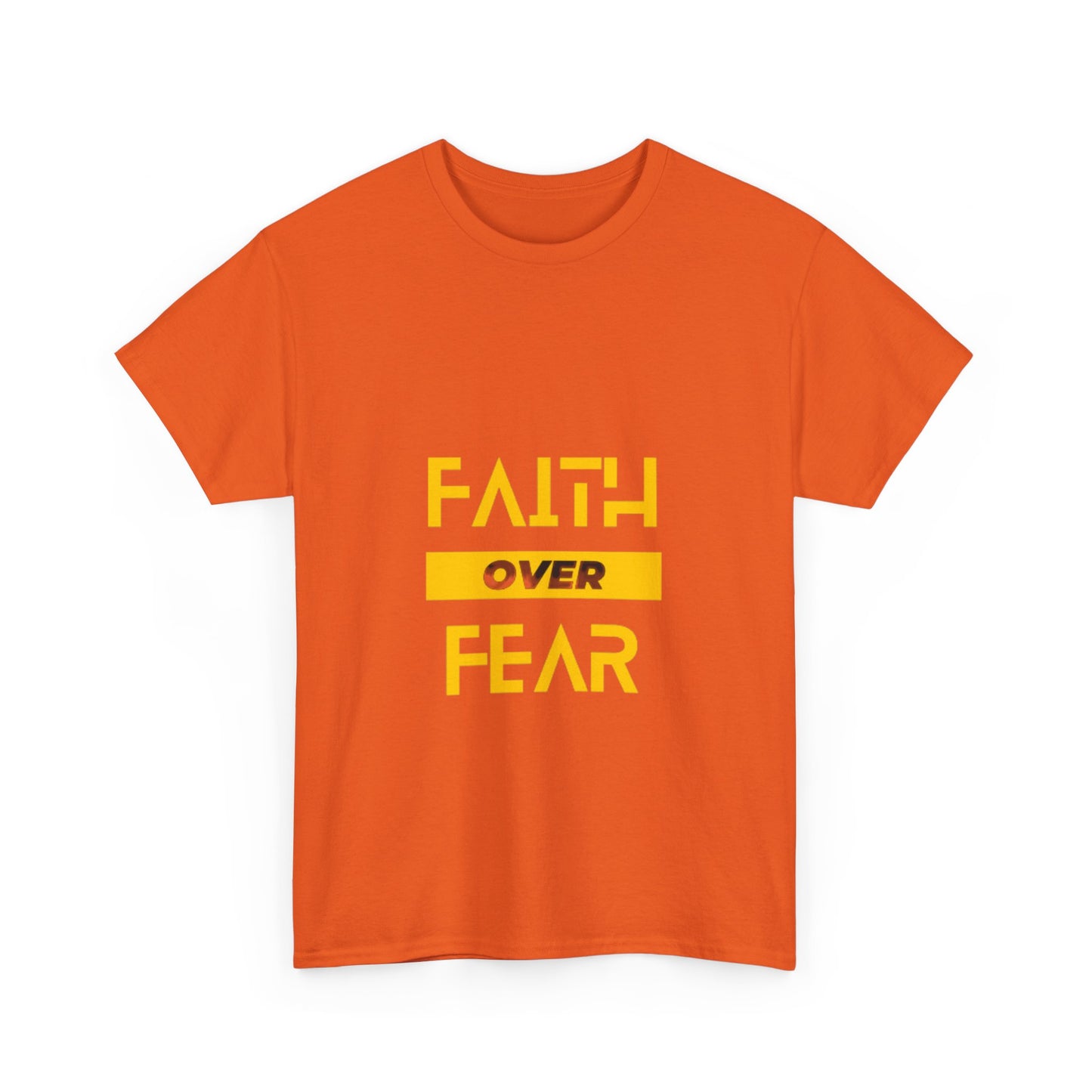 Faith Over Fear Unisex Heavy Cotton Tee