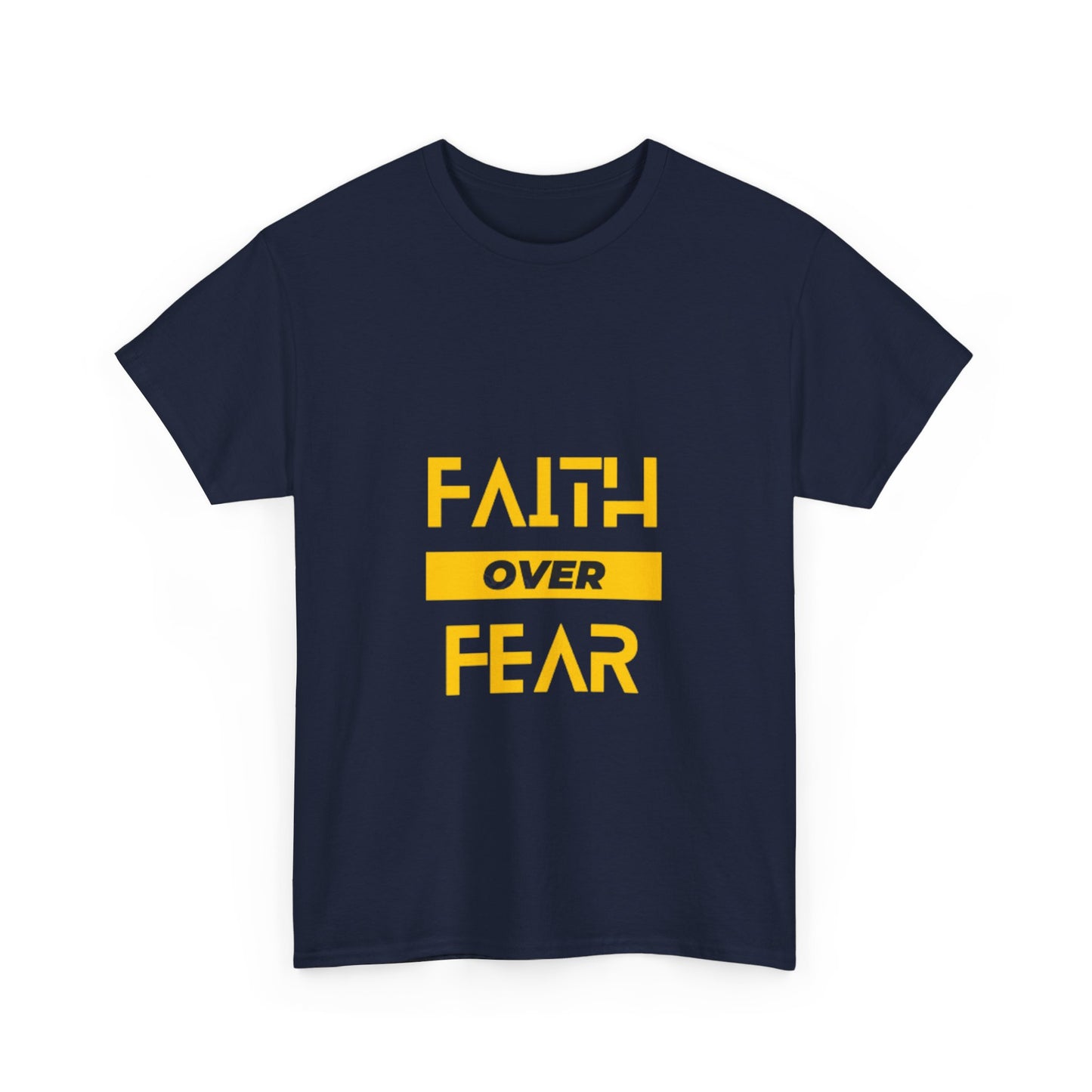 Faith Over Fear Unisex Heavy Cotton Tee